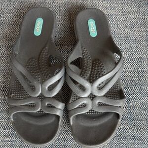 OKA b. Charcoal Women's Sandals